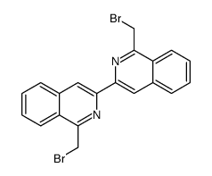 1-(bromomethyl)-3-[1-(bromomethyl)isoquinolin-3-yl]isoquinoline Structure