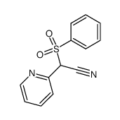 α-phenylsulfonylpyridine-2-acetonitrile结构式