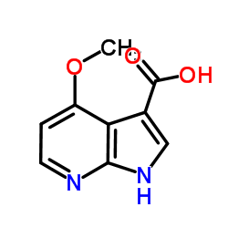 4-Methoxy-1H-pyrrolo[2,3-b]pyridine-3-carboxylic acid structure