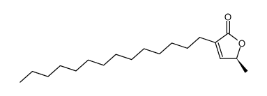 5(S)-3-tetradecyl-5-methyl-2(5H)-furanone Structure