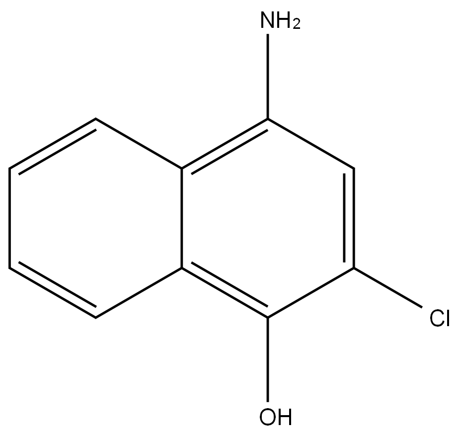 4-amino-2-chloronaphthalen-1-ol Structure