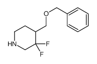 4-[(benzyloxy)Methyl]-3,3-difluoropiperidine structure