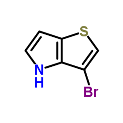 3-Bromo-4H-thieno[3,2-b]pyrrole结构式