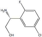 (2R)-2-AMINO-2-(5-CHLORO-2-FLUOROPHENYL)ETHAN-1-OL结构式