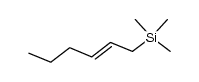 (E)-hex-2-enyltrimethylsilane Structure