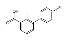 3-(4-fluorophenyl)-2-methylbenzoic acid Structure