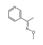 Ethanone, 1-(3-pyridinyl)-, O-methyloxime (9CI)结构式
