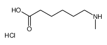 Hexanoic acid, 6-(Methylamino)-, hydrochloride(1:1)结构式