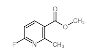 methyl6-fluoro-2-methylnicotinate Structure