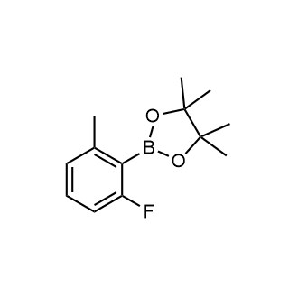2-(2-Fluoro-6-methylphenyl)-4,4,5,5-tetramethyl-1,3,2-dioxaborolane Structure