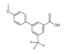 4'-METHOXY-5-(TRIFLUOROMETHYL)-[1,1'-BIPHENYL]-3-CARBOXYLIC ACID Structure