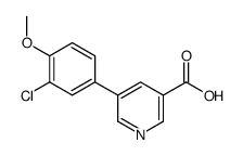 5-(3-chloro-4-methoxyphenyl)pyridine-3-carboxylic acid Structure