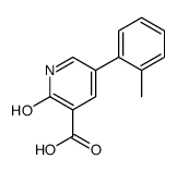 5-(2-methylphenyl)-2-oxo-1H-pyridine-3-carboxylic acid Structure
