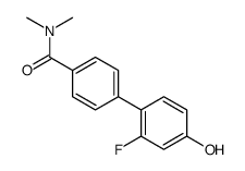 4-(2-fluoro-4-hydroxyphenyl)-N,N-dimethylbenzamide结构式