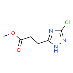 Methyl 3-(3-chloro-1H-1,2,4-triazol-5-yl)-propanoate picture