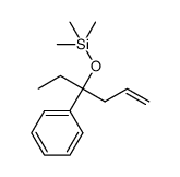 4-phenyl-4-trimethylsiloxy-1-hexene Structure