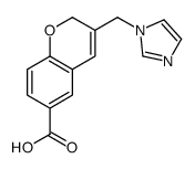 3-(imidazol-1-ylmethyl)-2H-chromene-6-carboxylic acid结构式
