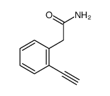 2-(2-ethynylphenyl)acetamide结构式