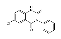 6-chloro-3-phenyl-2,4(1H,3H)-quinazolinedione结构式