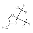 1,3-Dioxolane,2,2-bis(chlorodifluoromethyl)-4-methyl- Structure