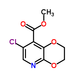 Methyl 7-chloro-2,3-dihydro[1,4]dioxino[2,3-b]pyridine-8-carboxylate Structure