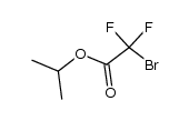 isopropyl 2-bromo-2,2-difluoroacetate Structure