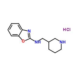 Benzooxazol-2-yl-piperidin-3-ylmethyl-amine hydrochloride Structure