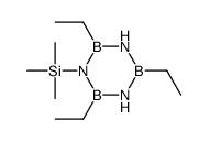 trimethyl-(2,4,6-triethyl-1,3,5,2,4,6-triazatriborinan-1-yl)silane Structure