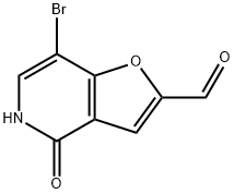 7-Bromo-4-oxo-4,5-dihydro-furo[3,2-c]pyridine-2-carbaldehyde Structure