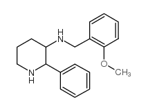 3-[(2-METHOXYBENZYL)AMINO]-2-PHENYL-PIPERIDINE structure