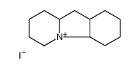 5-methyl-1,2,3,4,4a,6,7,8,9,9a,10,10a-dodecahydropyrido[1,2-a]indol-5-ium,iodide结构式