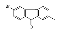 6-bromo-2-methylfluoren-9-one Structure