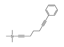 trimethyl(7-phenylhepta-1,6-diynyl)silane Structure