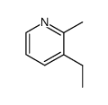 2-methyl-3-ethyl-pyridine structure