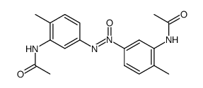 bis-(3-acetylamino-4-methyl-phenyl)-diazene-N-oxide Structure