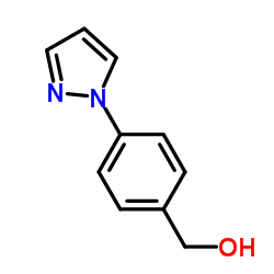 (4-Pyrazol-1-ylphenyl)methanol Structure