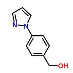 (4-Pyrazol-1-ylphenyl)methanol structure