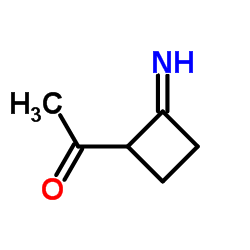 Ethanone, 1-(2-iminocyclobutyl)- (9CI) Structure