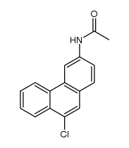 N-(9-Chloro-3-phenanthryl)acetamide结构式