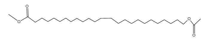 methyl 25-acetoxypentacosanoate结构式