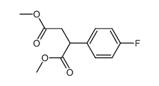 dimethyl α-(p-fluorophenyl)succinate Structure