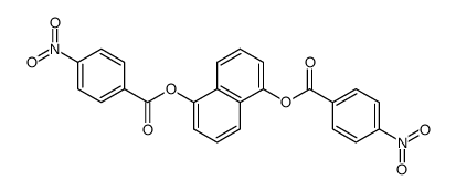 5-[(4-nitrobenzoyl)oxy]-1-naphthyl 4-nitrobenzoate Structure