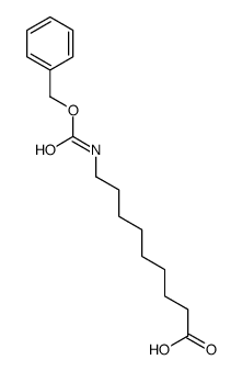 9-(phenylmethoxycarbonylamino)nonanoic acid结构式