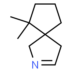 2-Azaspiro[4.4]non-2-ene,6,6-dimethyl-(9CI)结构式