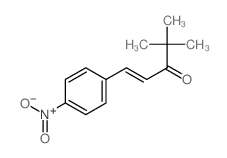 1-Penten-3-one,4,4-dimethyl-1-(4-nitrophenyl)- structure
