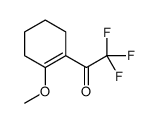 Ethanone, 2,2,2-trifluoro-1-(2-methoxy-1-cyclohexen-1-yl)- (9CI) Structure