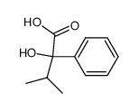 2-hydroxy-3-methyl-2-phenylbutanoic acid Structure