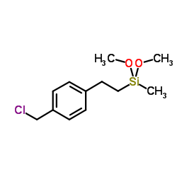 ((chloromethyl)phenylethyl)methyldimethoxysilane结构式
