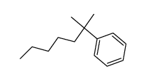 2-methyl-2-phenyl-heptane Structure