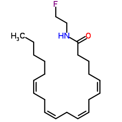 (5Z,8Z,11Z,14Z)-N-(2-氟乙基)-5,8,11,14-二十碳四烯酰胺结构式